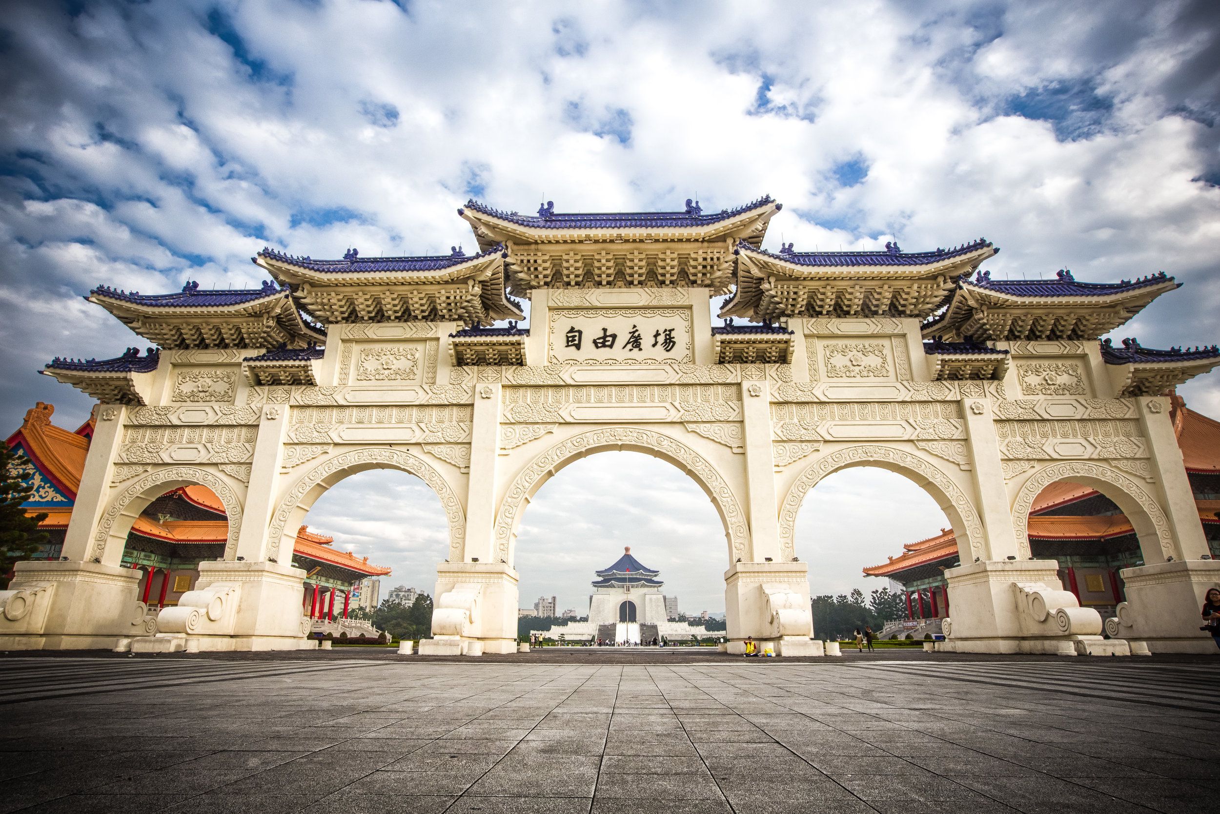 Chiang Kai Shek Memorial Hall and Liberty Square in Taipei, Taiwan